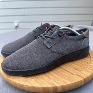 Hey Dude Hugo Slip On Sneakers Mens 11 Stretch Gray Casual Lightweight Shoes